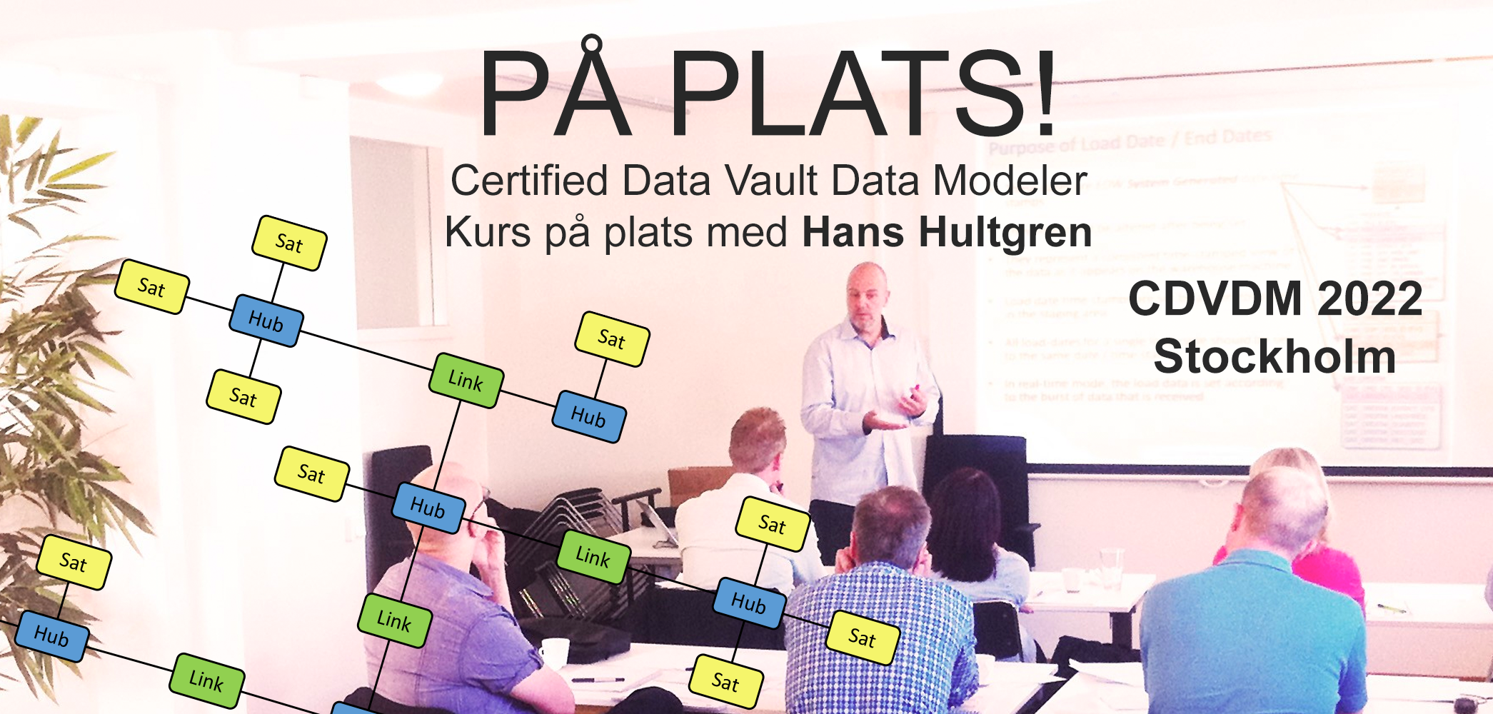 2023-05-24 Kurs Certifierad Data Vault 2023 modellerare CDVDM (3 dagar, Stockholm)